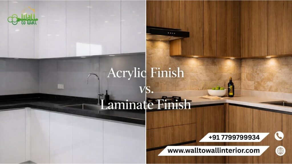 Acrylic Finish vs Laminate Finish