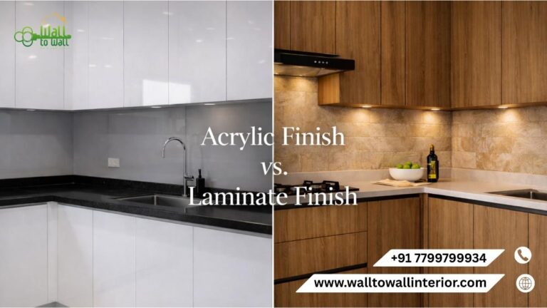 Acrylic Finish vs Laminate Finish