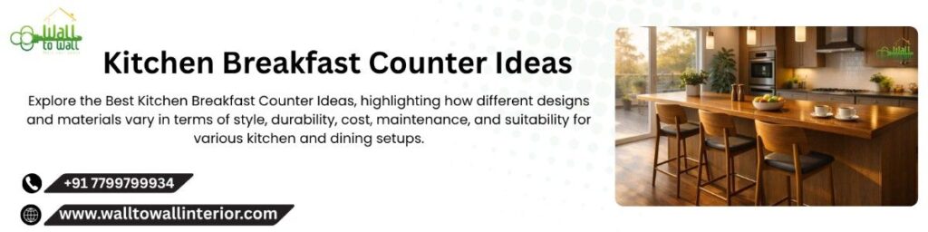 Kitchen Breakfast Counter Ideas