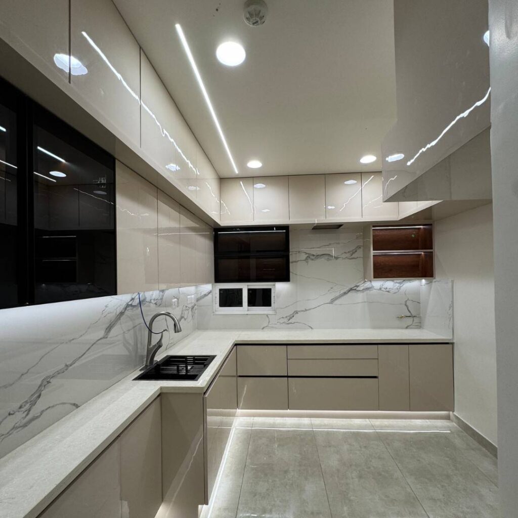 L Shaped Kitchen Interior Design Hyderabad