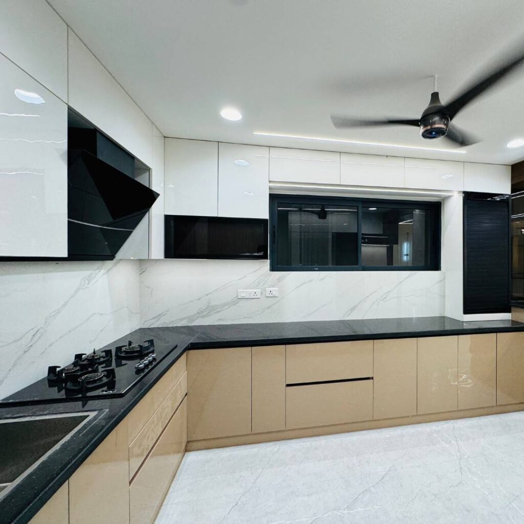 L Shaped Kitchen Interior Design Hyderabad