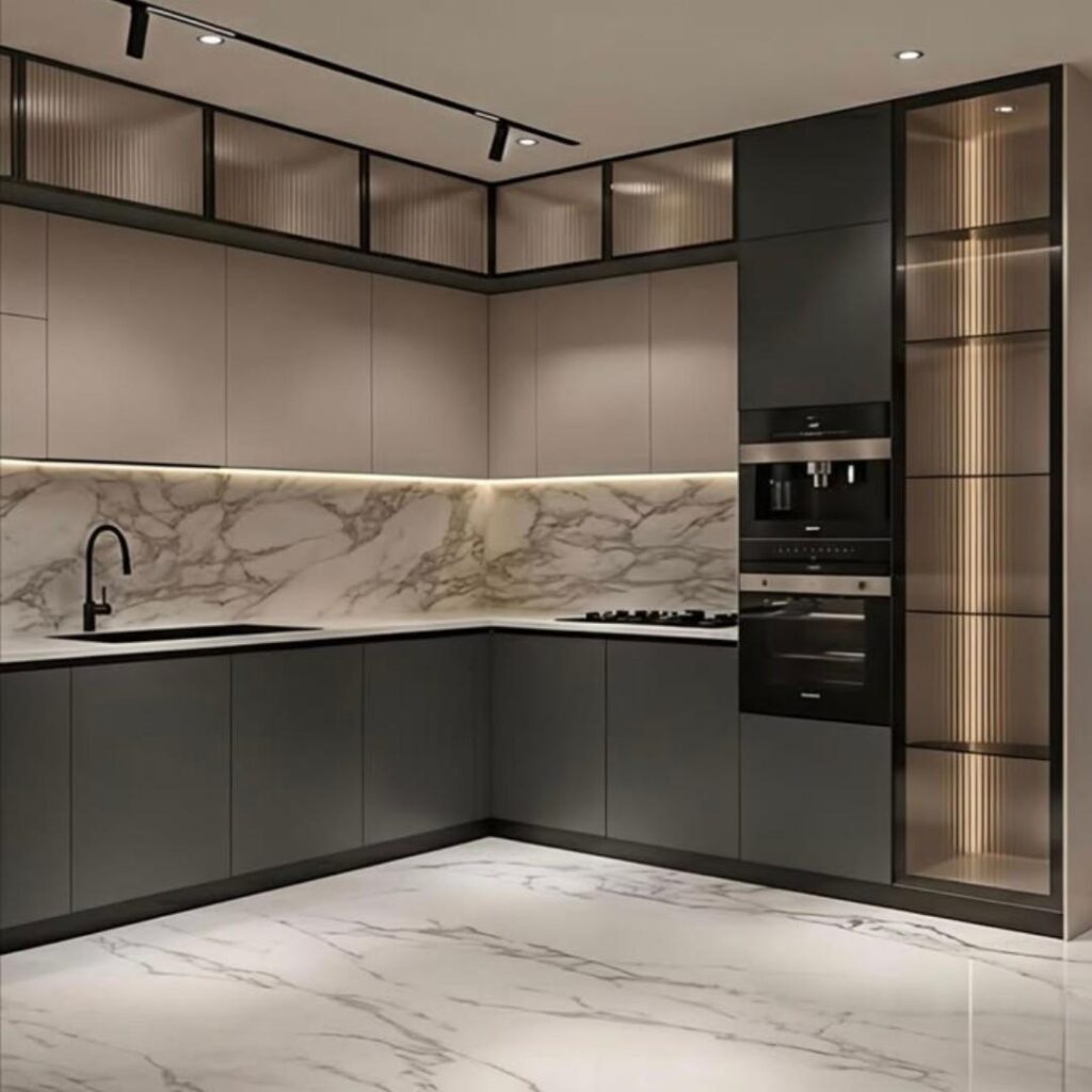 L Shaped Kitchen Interior Design Hyderabad