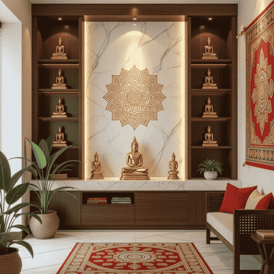 Pooja Room Interior Designers in Hyderabad