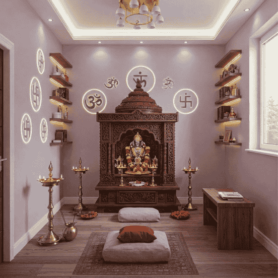 Pooja Room Interior Designers in Hyderabad