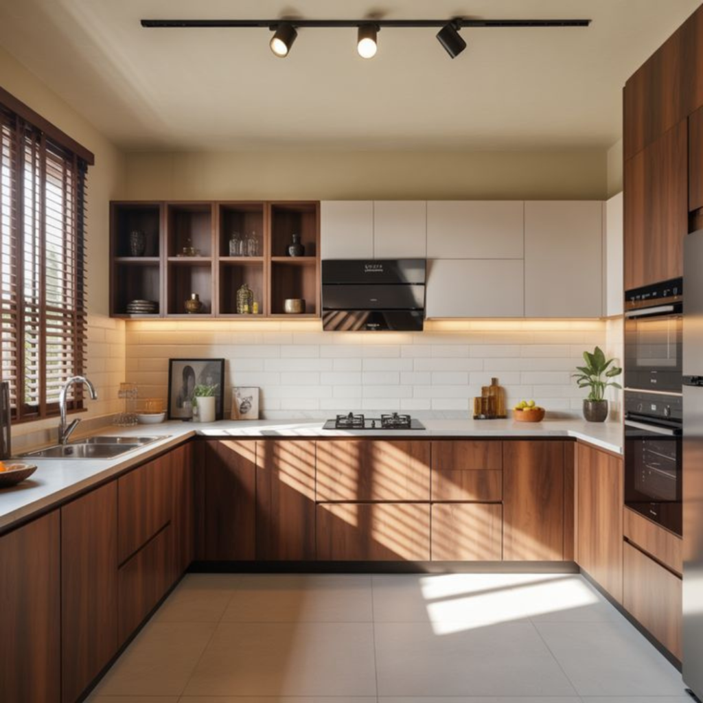 U Shaped Kitchen Interior Designers In Hyderabad