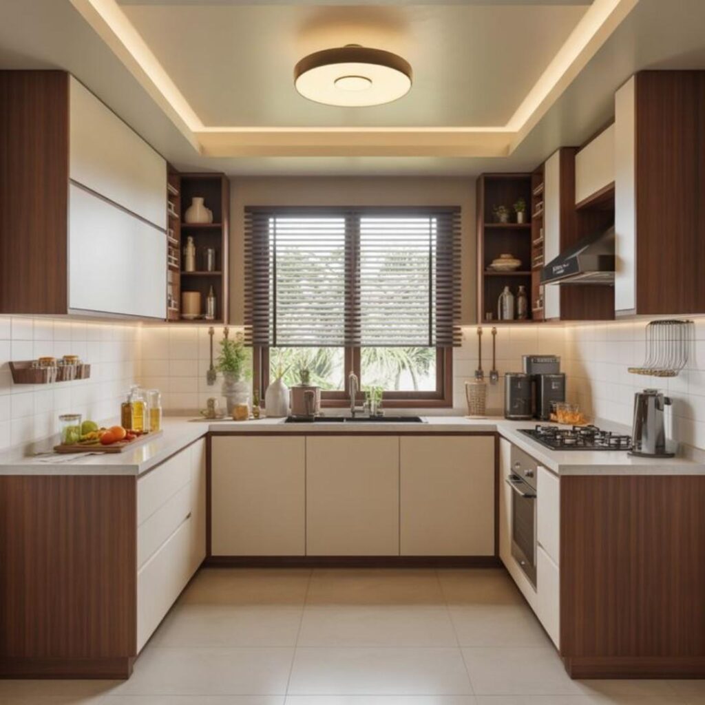 U Shaped Kitchen Interior Designers In Hyderabad
