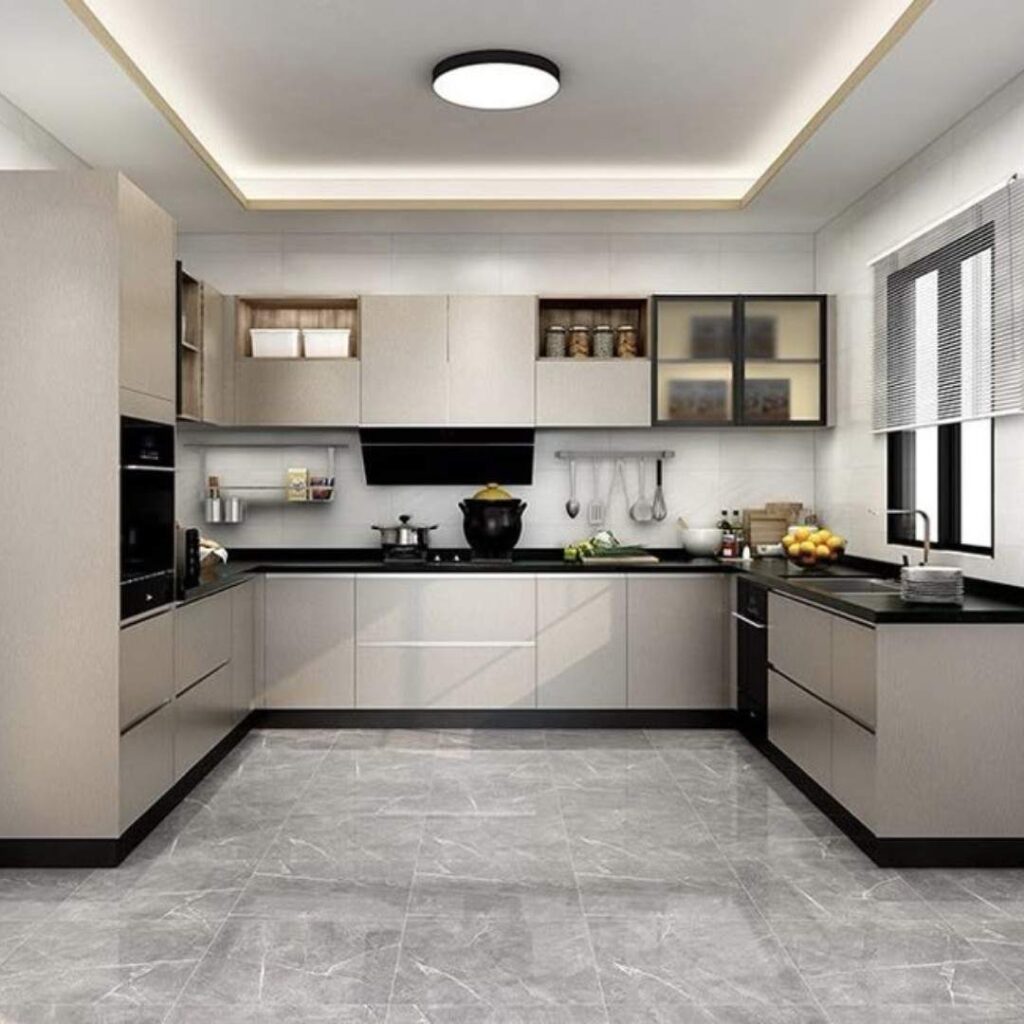 U Shaped Kitchen Interior Designers In Hyderabad