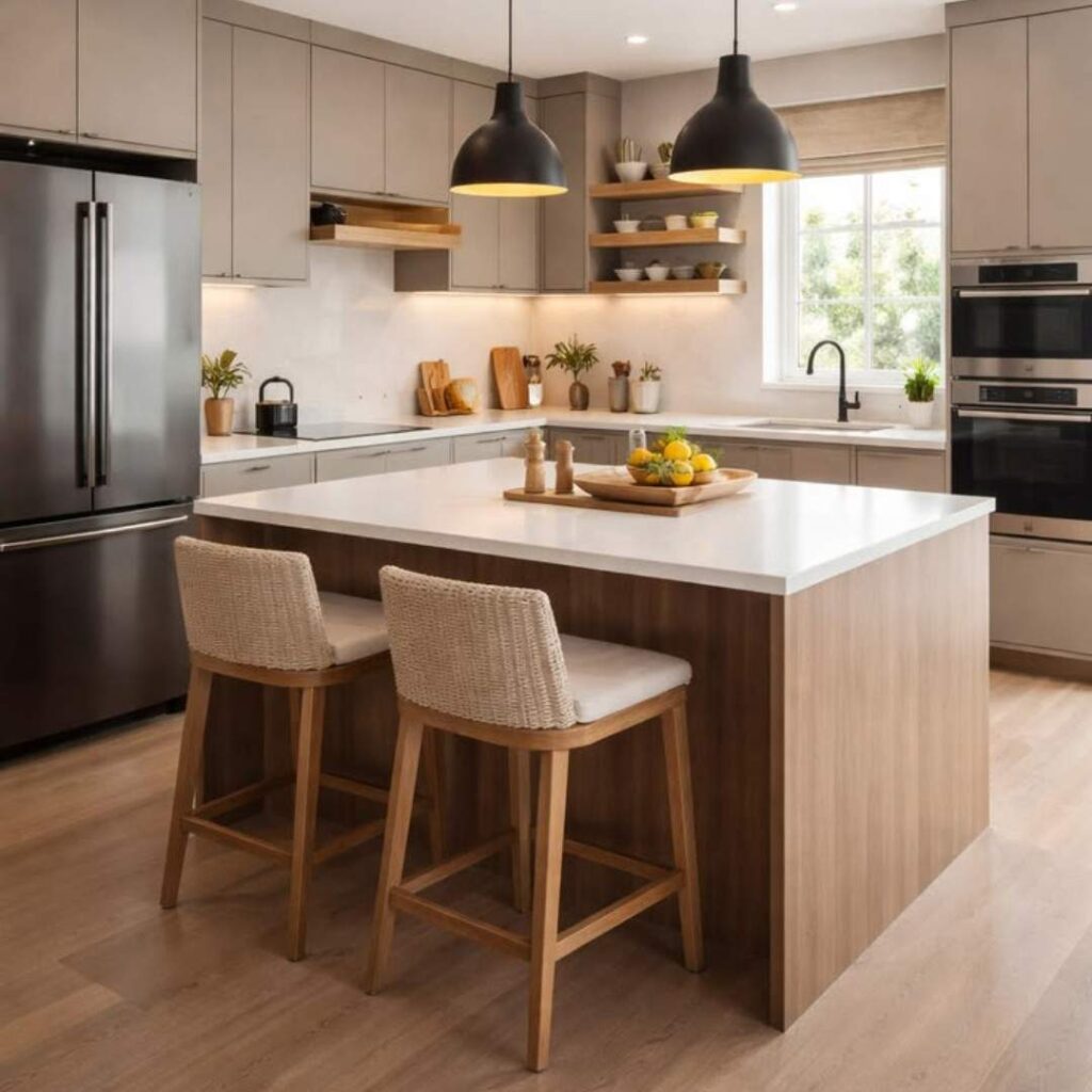 Island Kitchen Interior Design in Hyderabad