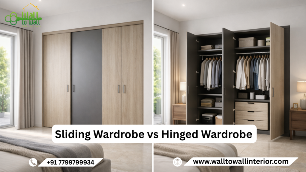 Sliding Wardrobe vs Hinged Wardrobe