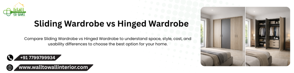 Sliding Wardrobe vs Hinged Wardrobe