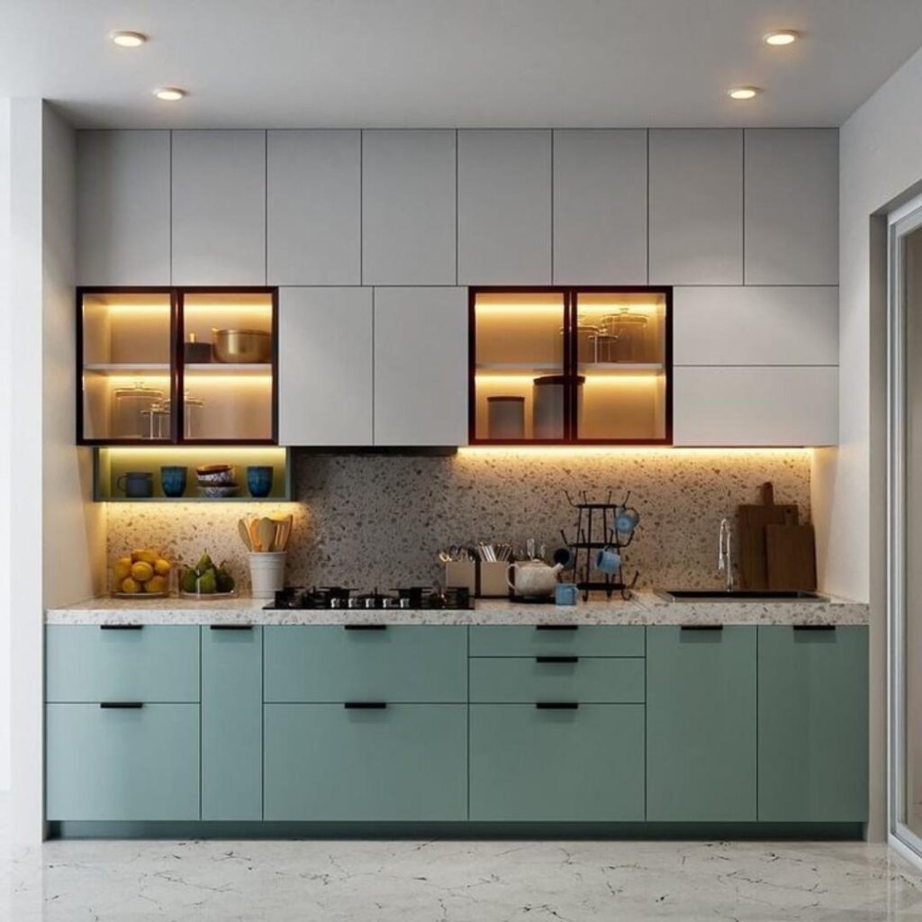 Straight Kitchen Interior Designers in Hyderabad