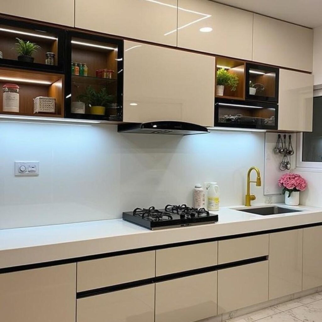 Straight Kitchen Interior Designers in Hyderabad