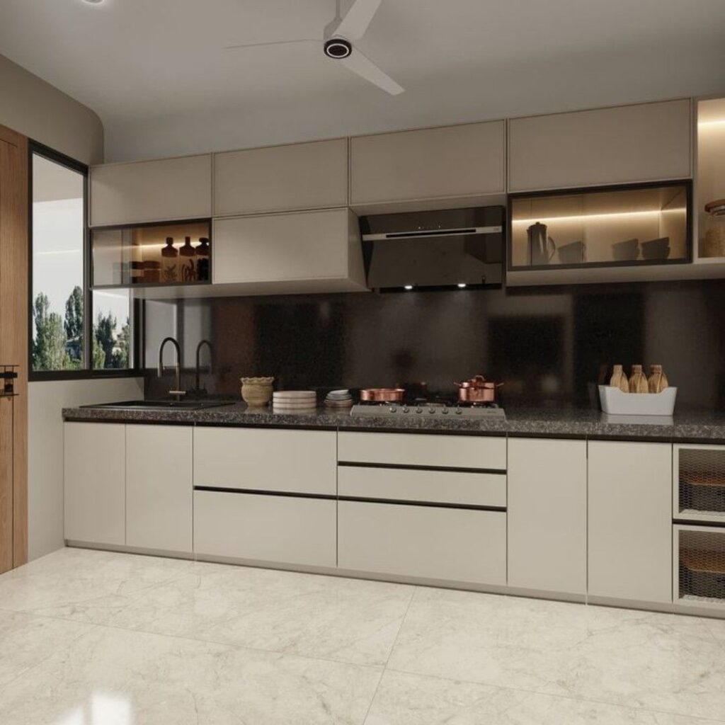 Straight Kitchen Interior Designers in Hyderabad