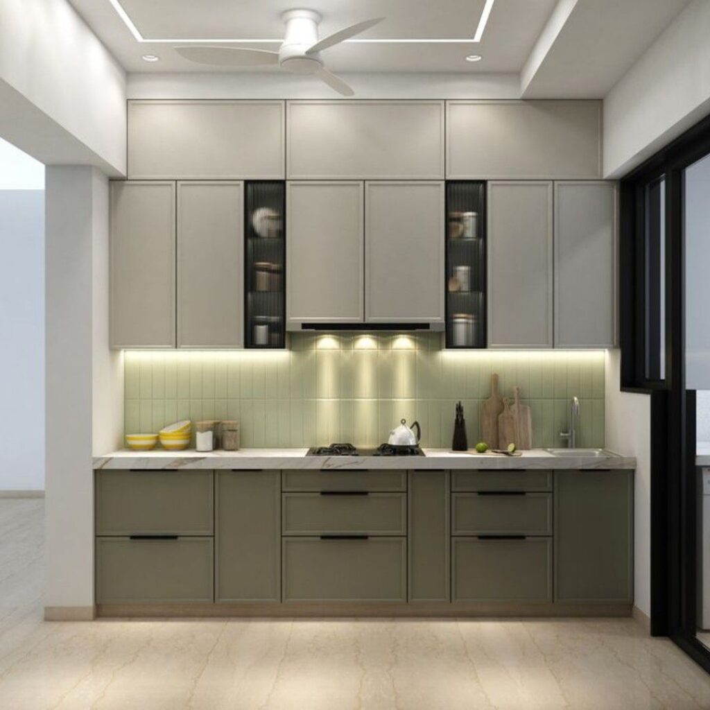 Straight Kitchen Interior Designers in Hyderabad