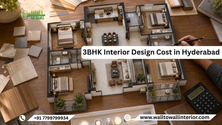 3BHK Interior Design Cost in Hyderabad
