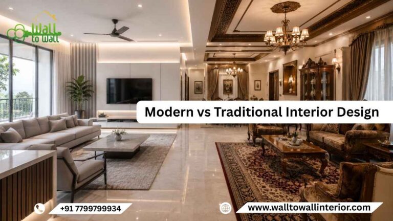 Modern vs Traditional Interior Design