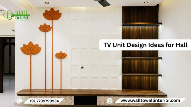 TV Unit Design Ideas for Hall