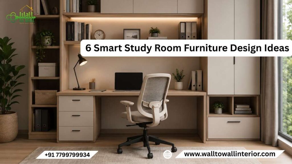 6 Smart Study Room Furniture Design Ideas