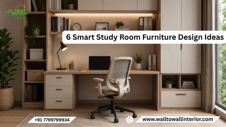 6 Smart Study Room Furniture Design Ideas