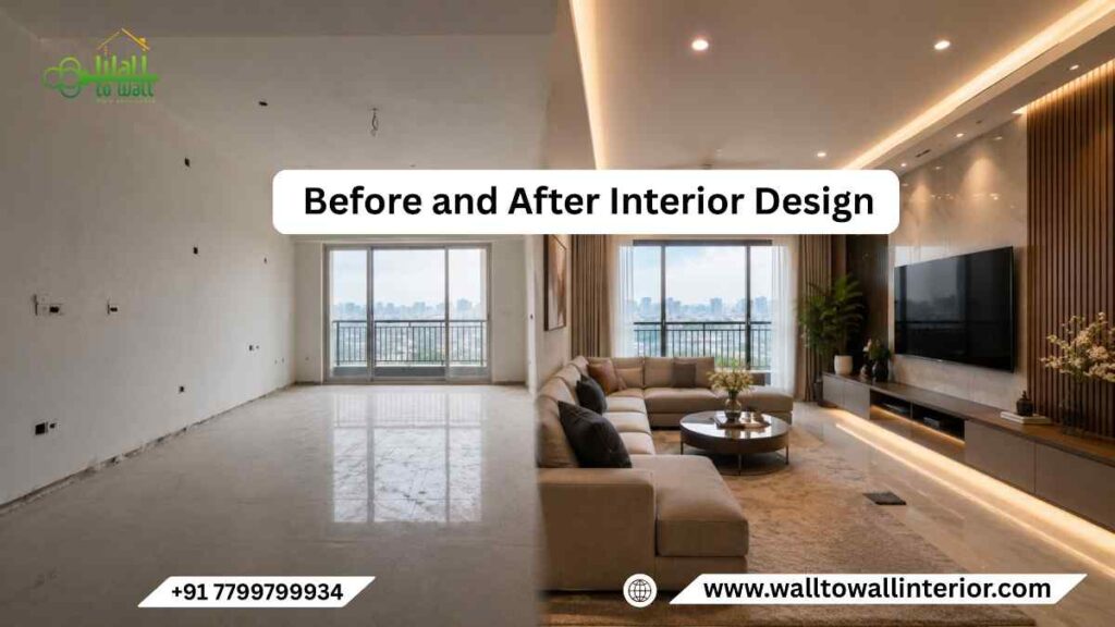Before and After Interior Design