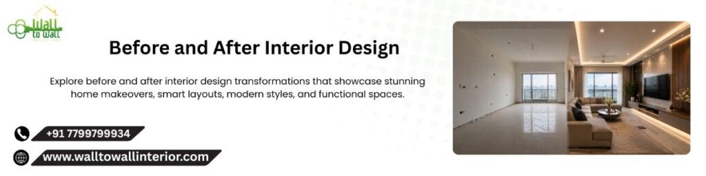 Before and After Interior Design