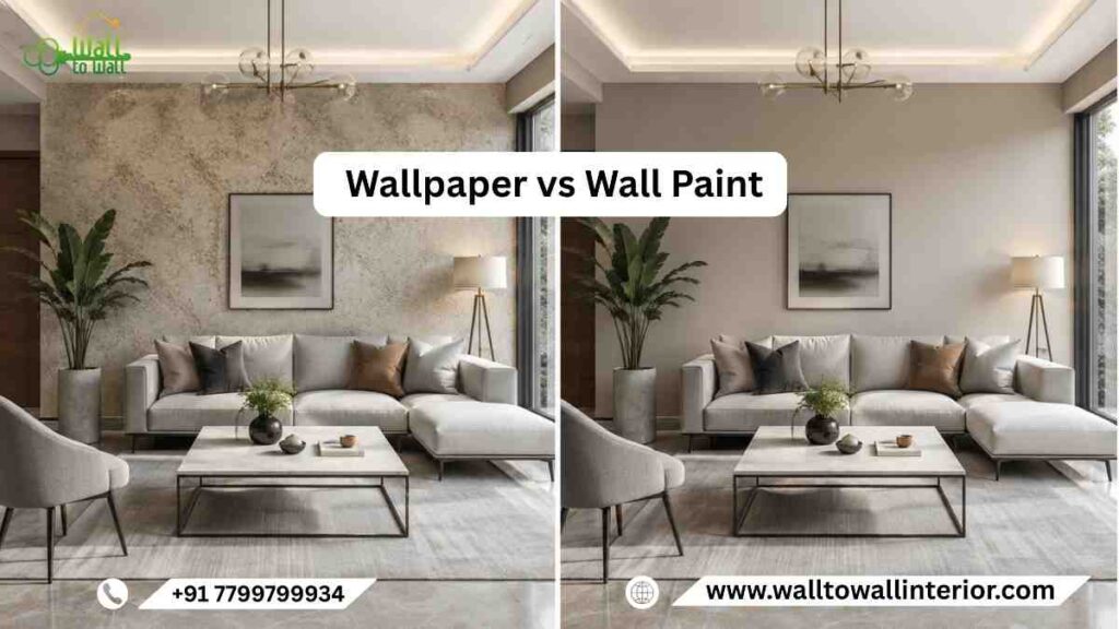 Wallpaper vs Wall Paint